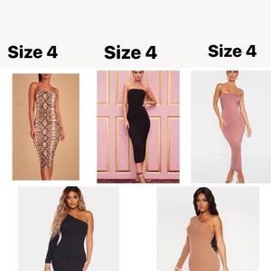 Dresses from pretty little thing